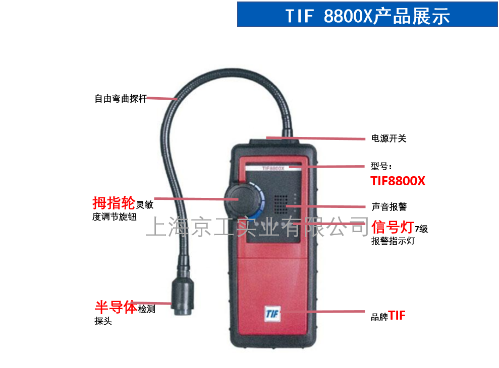 美國TIF8800X可燃氣測試儀