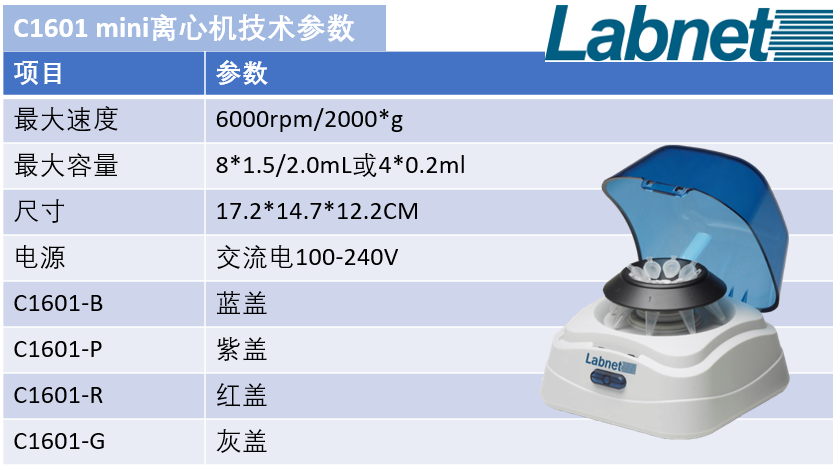 labnet C1601技術(shù)參數(shù)