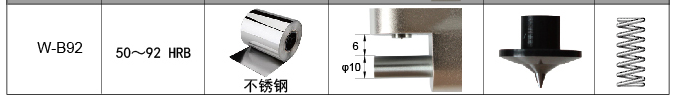 W-B92技術(shù)參數(shù)