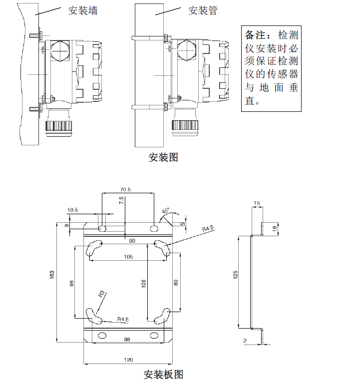 儀器安裝示意圖